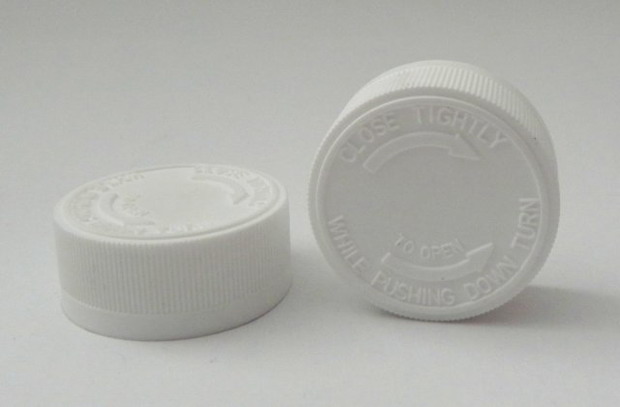 32 mm child resistant cap with induction sealing liner