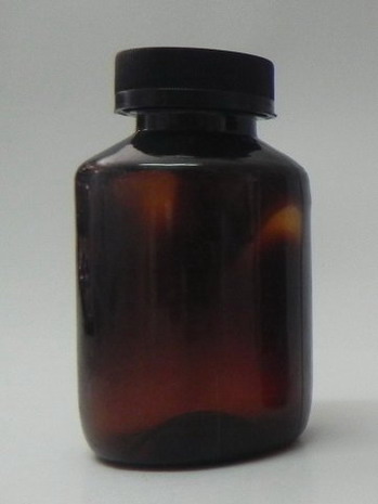 270 ml Amber color jar with 38 mm child resistant cap
