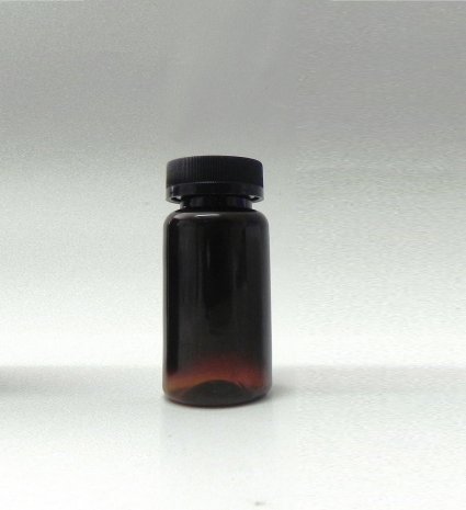 150 ml Amber color jar with 38 mm child resistant cap- Long Jar