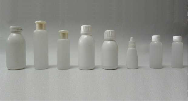 injection blow bottles for liquid filling with Caps