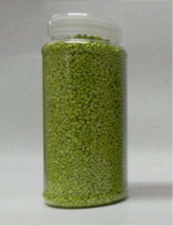 600 ml round PET jar with spice cap